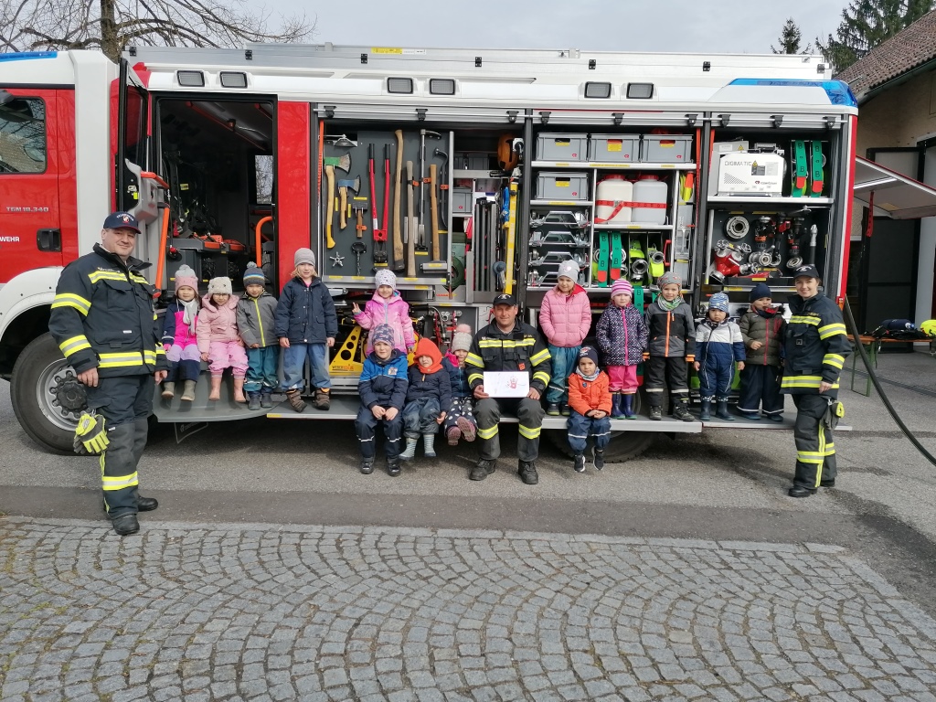 Projekt Feuerwehr im Kindergarten